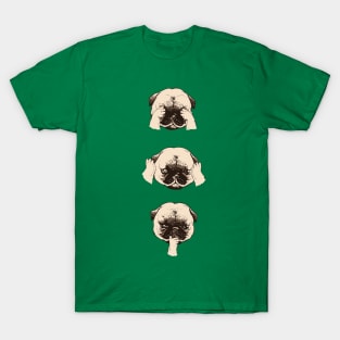 No Evil Pugs T-Shirt